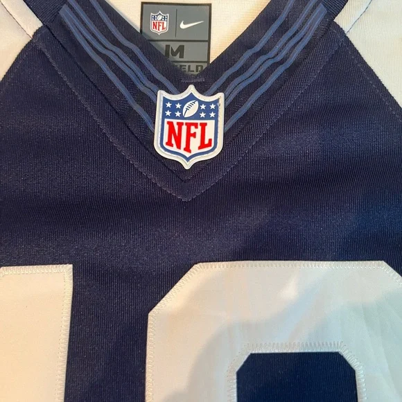 Nike Dallas Cowboys Miles Austin #19 Blue On-Field NFL Jersey Boys Medium - Picture 3 of 11